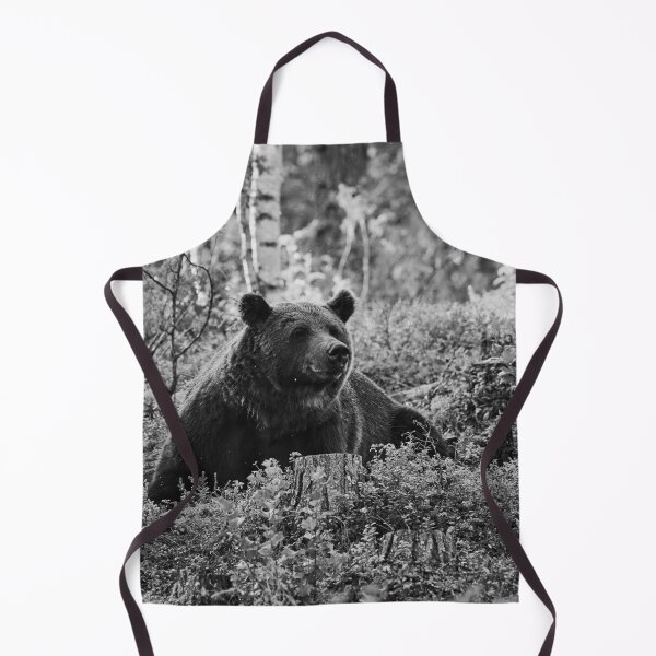 Item preview, Heads up. Brown bear 2025 bw designed and sold by Jouko Lehto Photography.