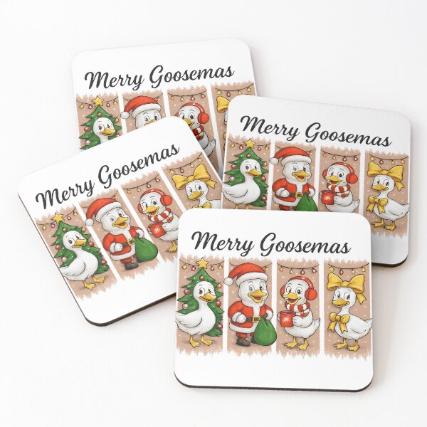 Item preview, Merry Goosemas – Funny Retro Christmas Goose Holiday Classic T-Shirt designed and sold by Shivartdesign36.