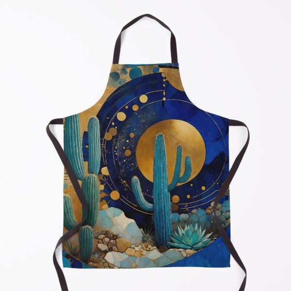 Item preview, blue cactus designed and sold by L. ROCHE.