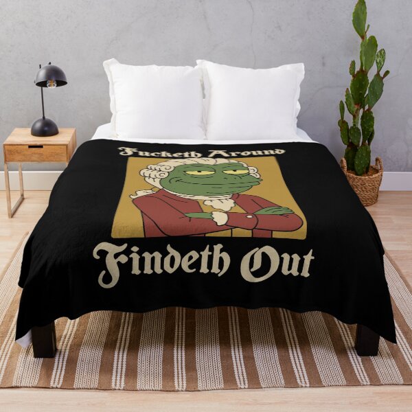 Item preview, Fucketh Around Findeth Out - Ye Olde Frog designed and sold by Bored-To-Death.