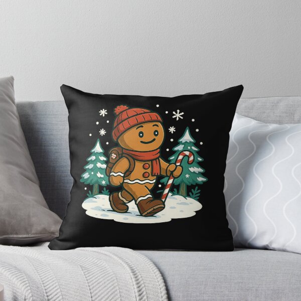 Item preview, Hiking Christmas Hiker Gingerbread Man Women Kids Hiking designed and sold by BlueBerry-Pengu.