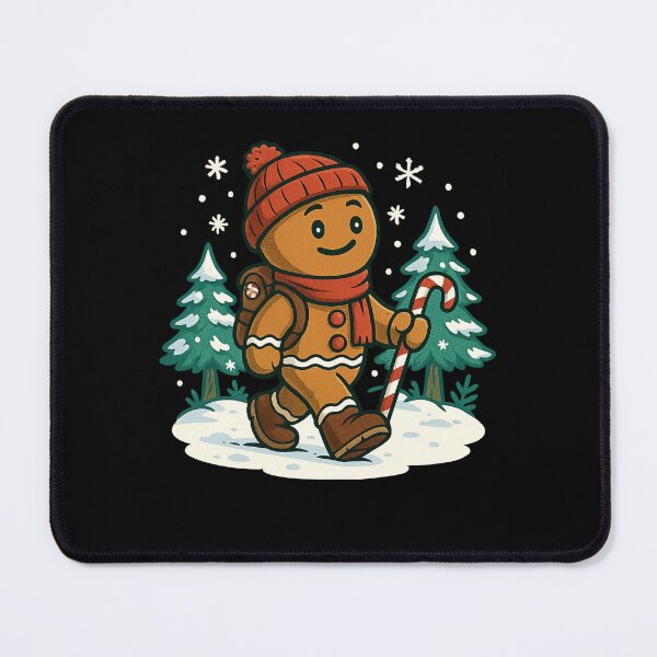 Item preview, Hiking Christmas Hiker Gingerbread Man Women Kids Hiking designed and sold by BlueBerry-Pengu.