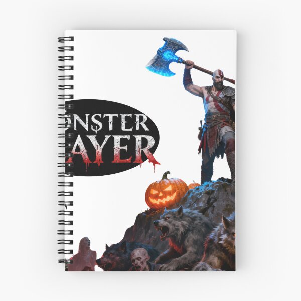 Item preview, Monster Slayer Kratos: God of Halloween Epic Art designed and sold by GeekArtUniverse.
