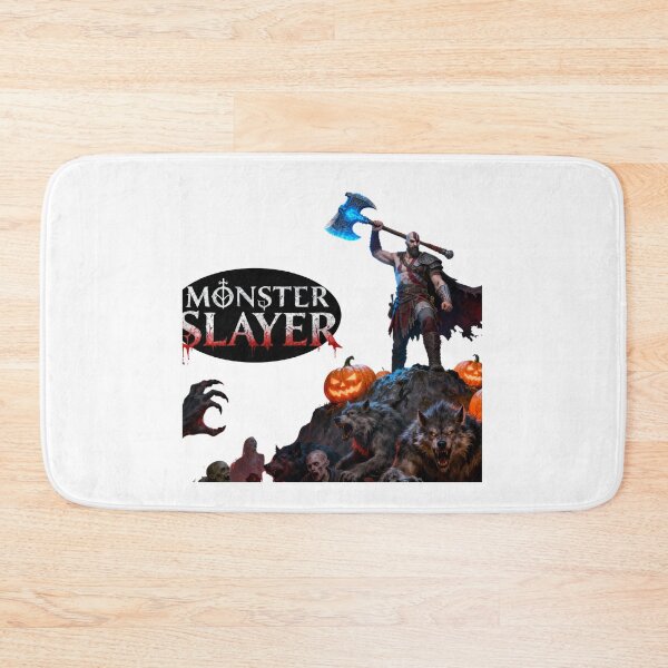 Item preview, Monster Slayer Kratos: God of Halloween Epic Art designed and sold by GeekArtUniverse.