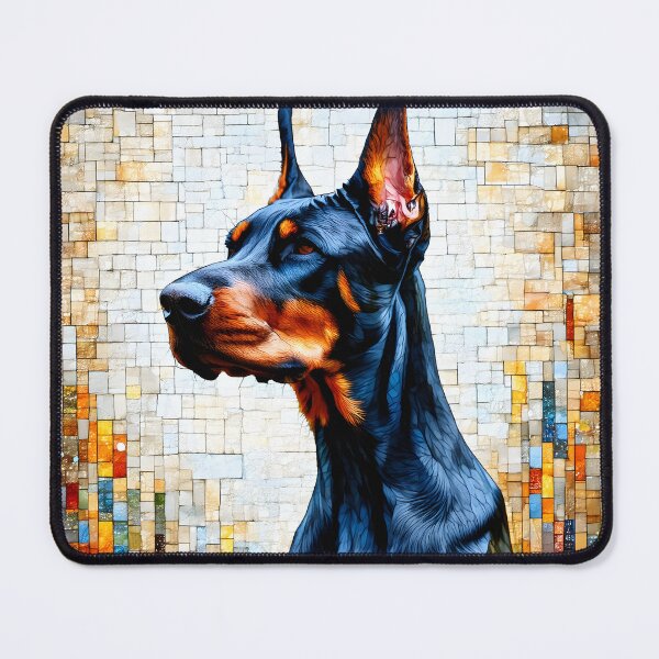 Item preview, Dobermann mosaic style designed and sold by barbastyle.