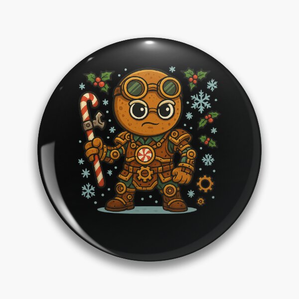 Item preview, Steampunk Christmas Steampunk Gingerbread Man Women Kids designed and sold by BlueBerry-Pengu.