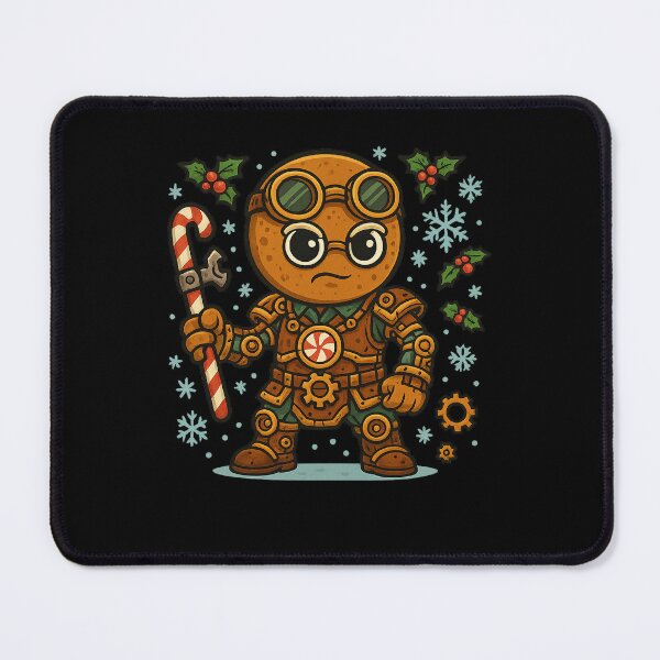 Item preview, Steampunk Christmas Steampunk Gingerbread Man Women Kids designed and sold by BlueBerry-Pengu.
