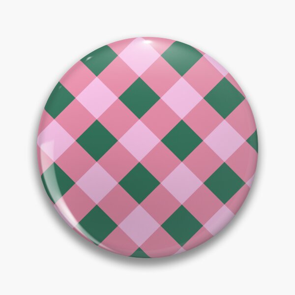 Item preview, Pink with Green, Diamond Check Pattern designed and sold by OneThreeSix.