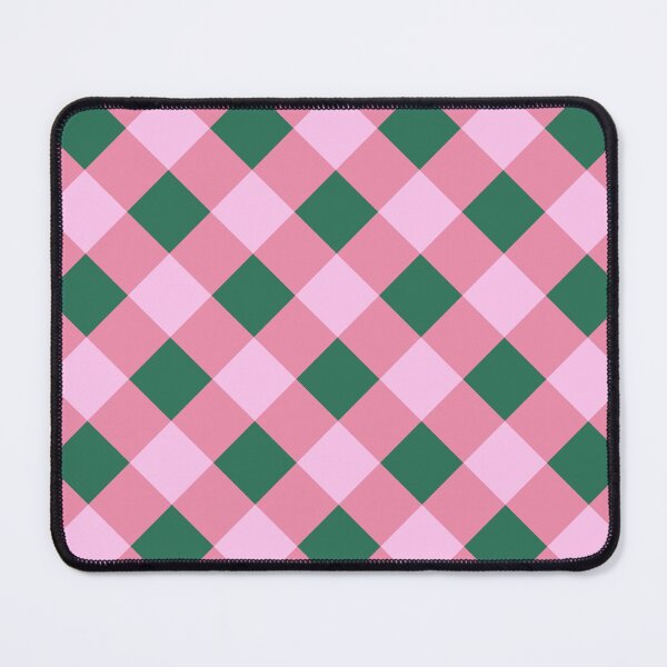 Item preview, Pink with Green, Diamond Check Pattern designed and sold by OneThreeSix.