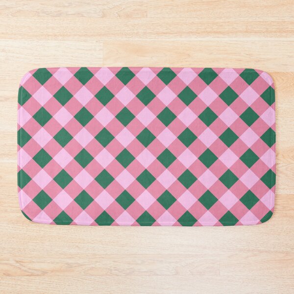Item preview, Pink with Green, Diamond Check Pattern designed and sold by OneThreeSix.