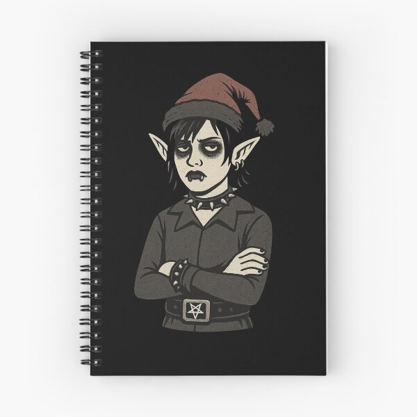 Item preview, Goth Christmas Elf Gothic Christmas Men Women designed and sold by BlueBerry-Pengu.