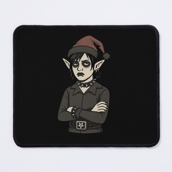 Item preview, Goth Christmas Elf Gothic Christmas Men Women designed and sold by BlueBerry-Pengu.
