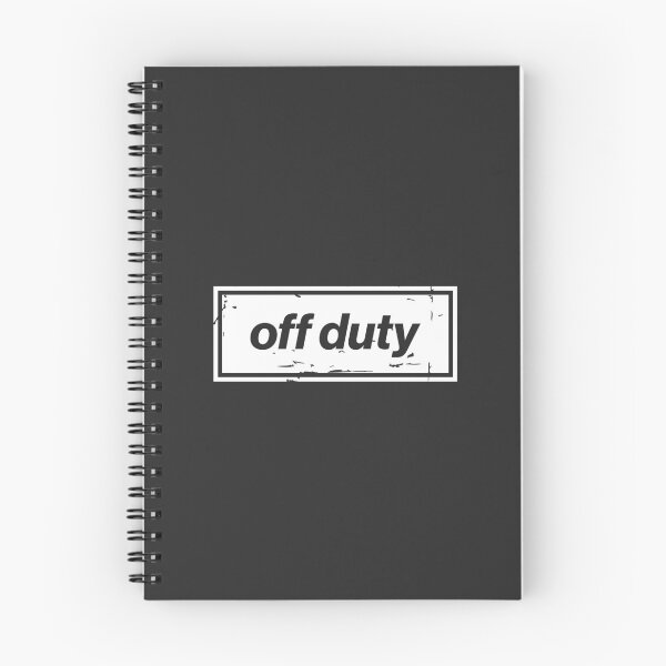 Item preview, Off Duty – White Funny Day Off Oasis Style Britpop designed and sold by Butter Creative.