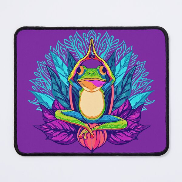 Item preview, Purple Frog Lotus Meditation designed and sold by VibrArtco.