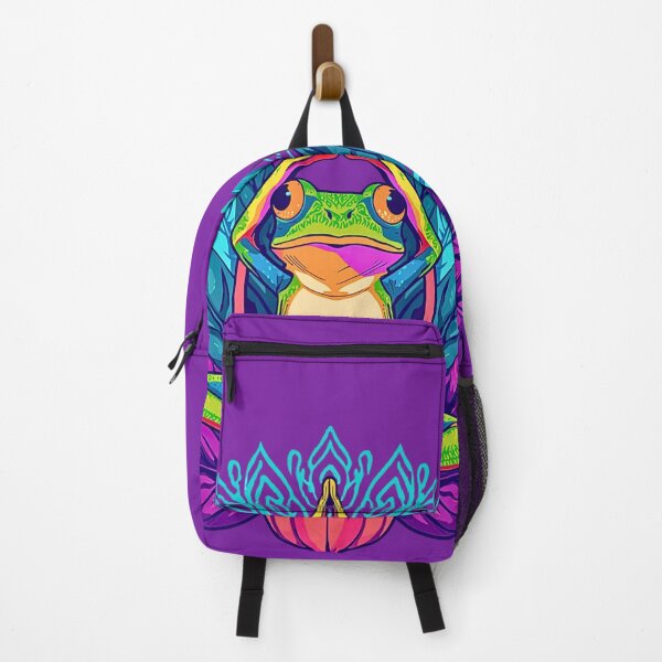 Item preview, Purple Frog Lotus Meditation designed and sold by VibrArtco.
