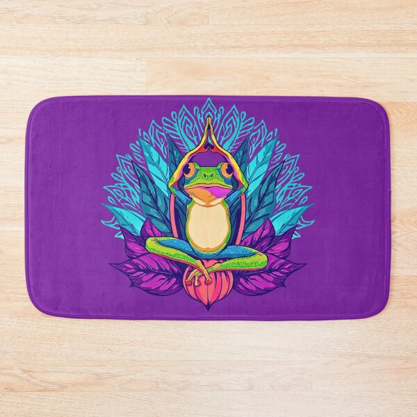 Item preview, Purple Frog Lotus Meditation designed and sold by VibrArtco.