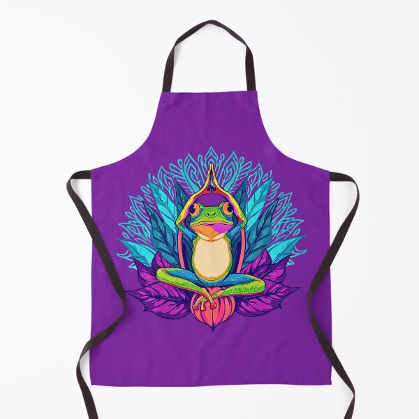 Item preview, Purple Frog Lotus Meditation designed and sold by VibrArtco.
