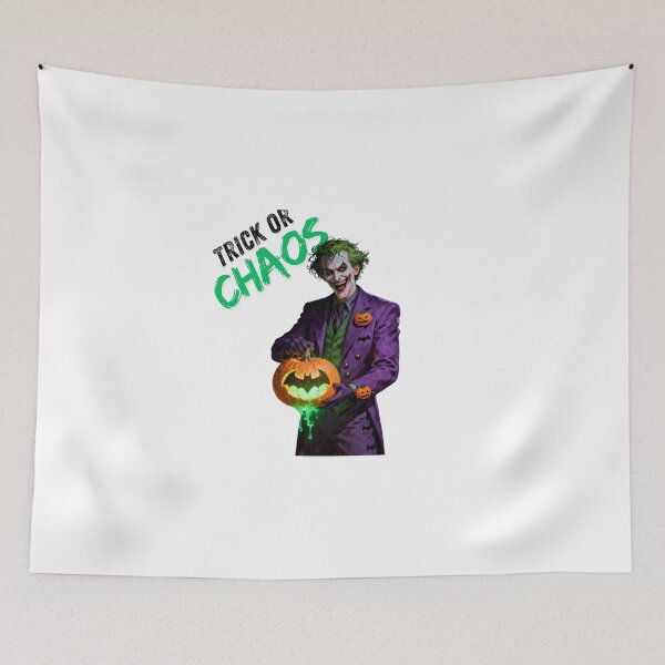 Item preview, Trick or Chaos Clown: Supervillain Halloween Parody designed and sold by GeekArtUniverse.