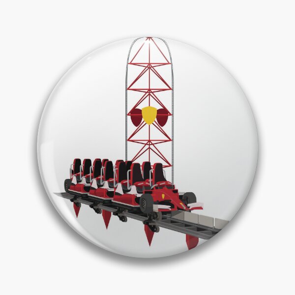 Item preview, Red Force Intamin LSM Coaster Design designed and sold by CoasterMerch.