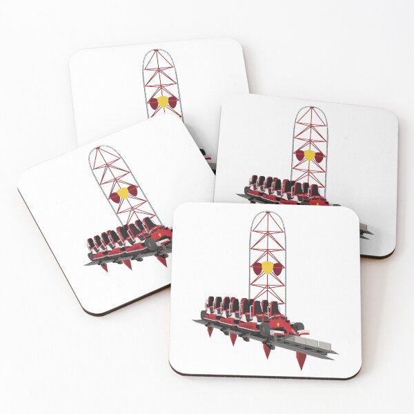 Item preview, Red Force Intamin LSM Coaster Design designed and sold by CoasterMerch.