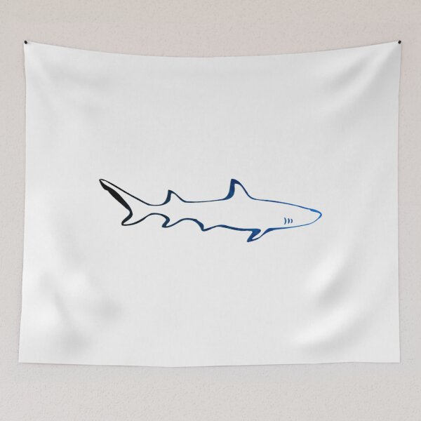 Item preview, Shark Outline 	 	 designed and sold by xuwlupdiy72.