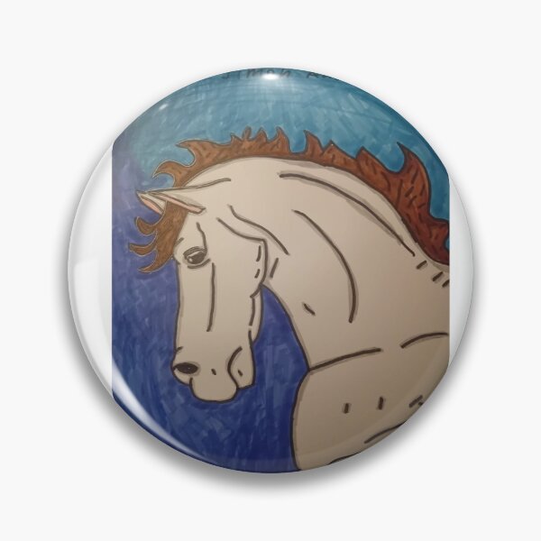 Item preview, Strength and Grace – Outsider Horse Art by SpectrumArtSimon designed and sold by SpectrumArtSimon.