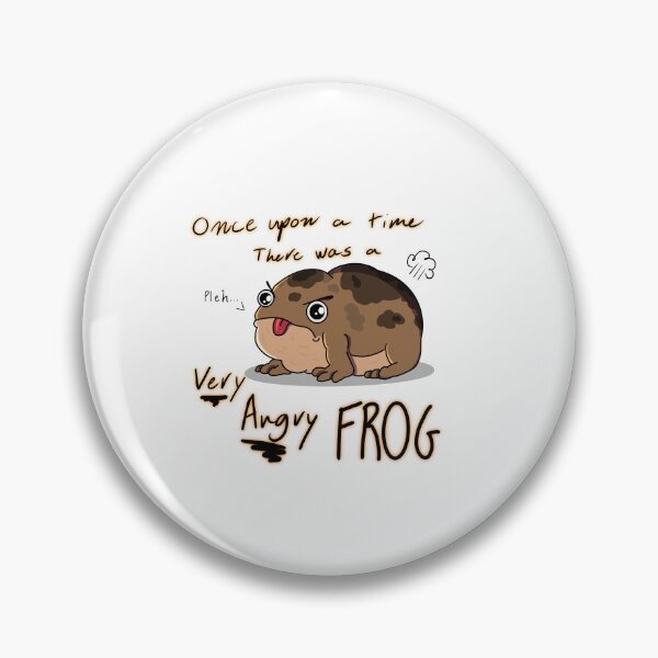 Item preview, Very angry brown rain frog designed and sold by Addi Does Art.