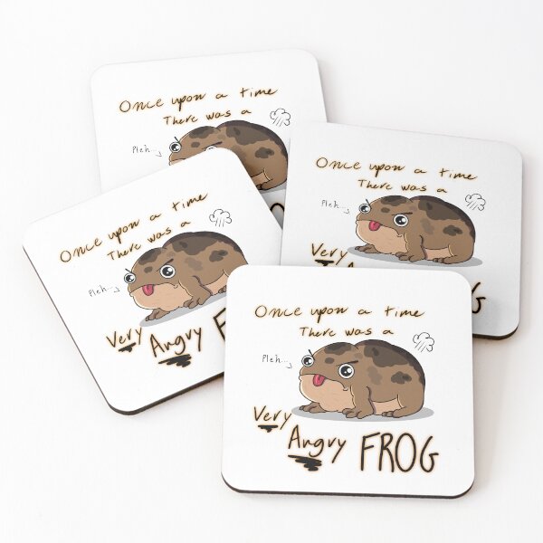 Item preview, Very angry brown rain frog designed and sold by Addi Does Art.