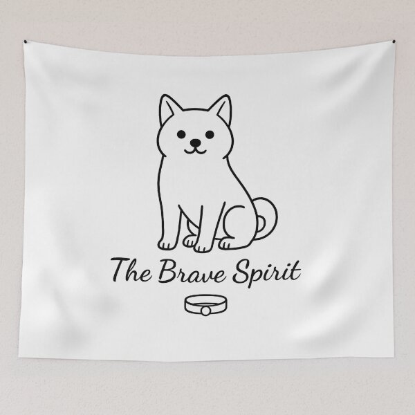 Item preview, Shiba Inu Dog – The Brave Spirit designed and sold by RungsitDesign.