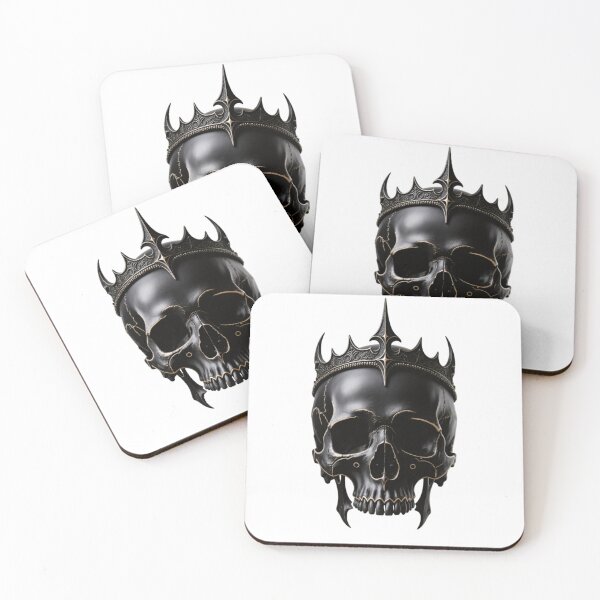 Item preview, Dark King Skull – Gothic Crown Horror designed and sold by ArtiQreate.