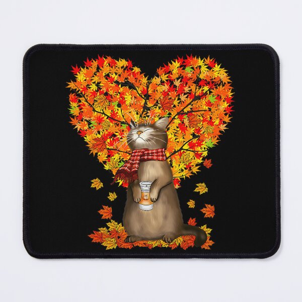 Item preview, Cat Leaf Fall Hello Autumn Cat Kitten Lover Thanksgiving designed and sold by ocneprpqv19.