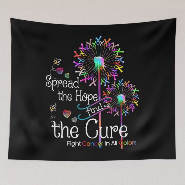 Item preview, Fight cancer in all and every color ribbons flower heart 		 designed and sold by ffjnpjhwmhb27.