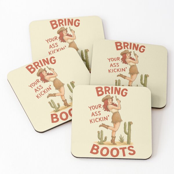 Item preview, Bring Your Ass Kicking Boots! designed and sold by annaottertion.