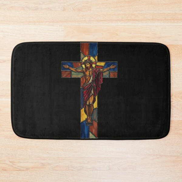 Item preview, Stained Glass Jesus Cross designed and sold by Too Kool Designing .