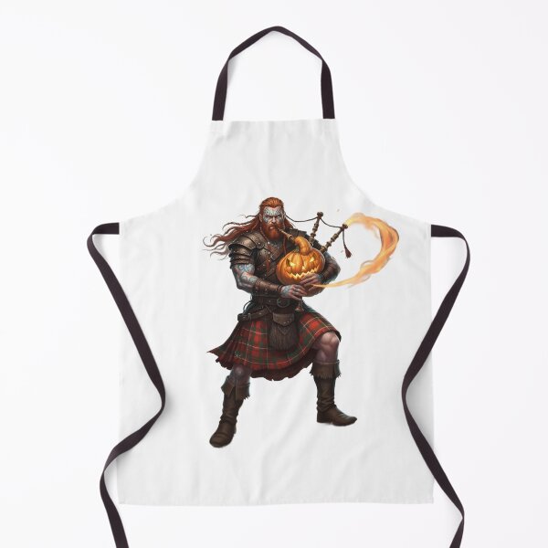 Item preview, Celtic Warrior with Pumpkin Bagpipes designed and sold by CelticSoulShop.