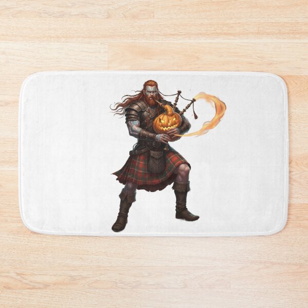 Item preview, Celtic Warrior with Pumpkin Bagpipes designed and sold by CelticSoulShop.