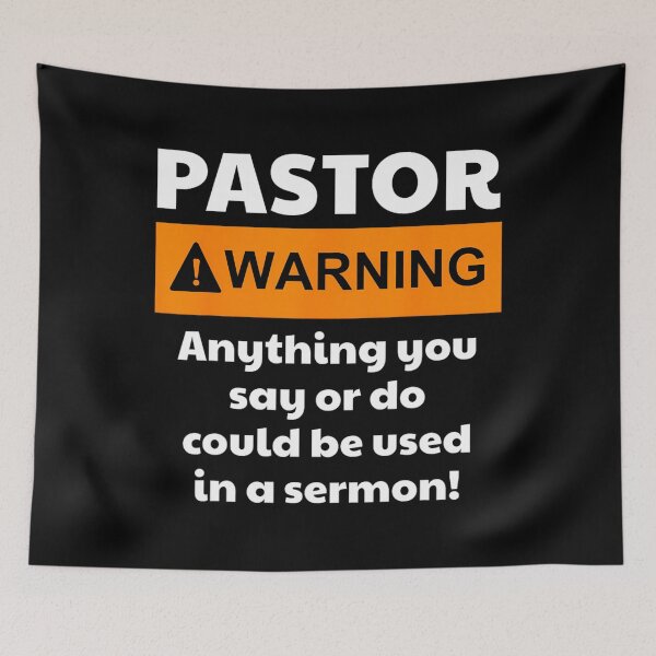 Item preview, Funny Pastor 	 - Warning I Might Put You In A Sermon 		 designed and sold by oiaufsvm53.