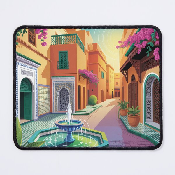 Item preview, cityscape of Marrakech, Morocco. designed and sold by Lilashakti ⭐️ ⭐️ ⭐️ ⭐️ ⭐️.