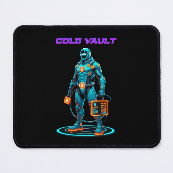 Item preview, "Cold Vault – SAMEX the Crypto Sentinel" designed and sold by BitCrop.