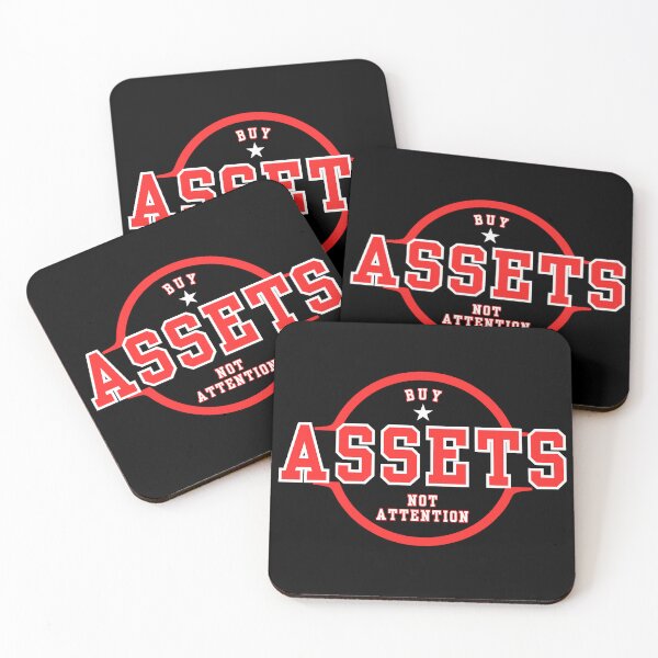 Item preview, Buy Assets Not Attention™ Wealth Over Hype designed and sold by Compound Money.