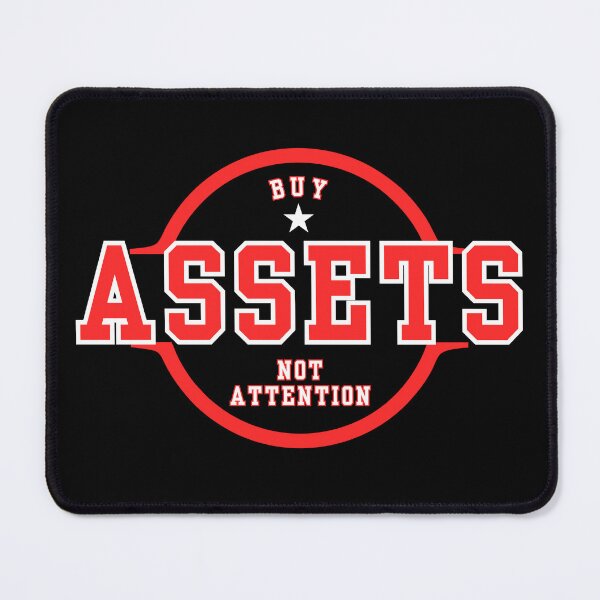 Item preview, Buy Assets Not Attention™ Wealth Over Hype designed and sold by Compound Money.
