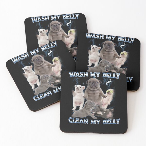 Item preview, Pibble Dog Wash Clean My Belly Funny Meme designed and sold by elderberry.