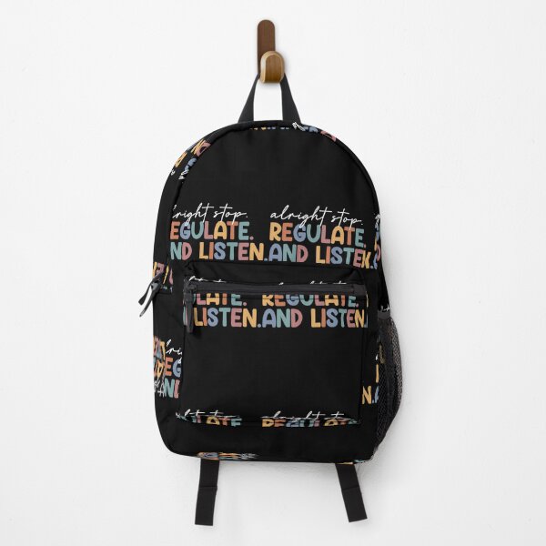 Item preview, Alright Stop Regulate And Listen School Counselor Therapist 		 designed and sold by gsjuzabfkar81.