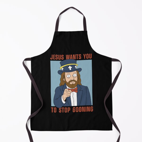 Item preview, Jesus Wants You To Stop Gooning- Uncle Sam designed and sold by Bored-To-Death.