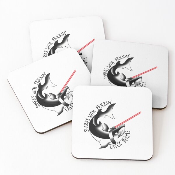 Item preview, Sharks With Laser Beams  	 designed and sold by xuwlupdiy72.