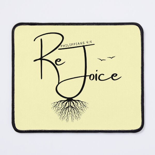 Item preview, Rejoice Rooted in Christ - Philippians 4:4 Bible Verse - Christian Faith Design designed and sold by Yuli Club.