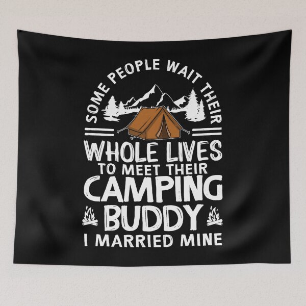 Item preview, Cool Camping Buddies 	 For 	 	 Funny Husband &amp; Wife 		 designed and sold by rulloriqw44.