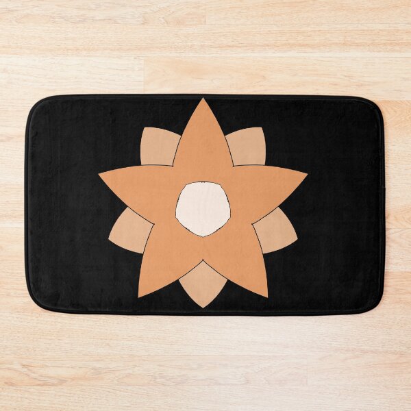 Item preview, Orange Star Flower (Large) – Vibrant Botanical Design designed and sold by TummysEmporium.