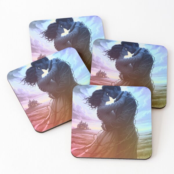 Item preview, Eternal Love on the Moors – Romantic Reimagined Wuthering Heights Poster designed and sold by Art's Diner.