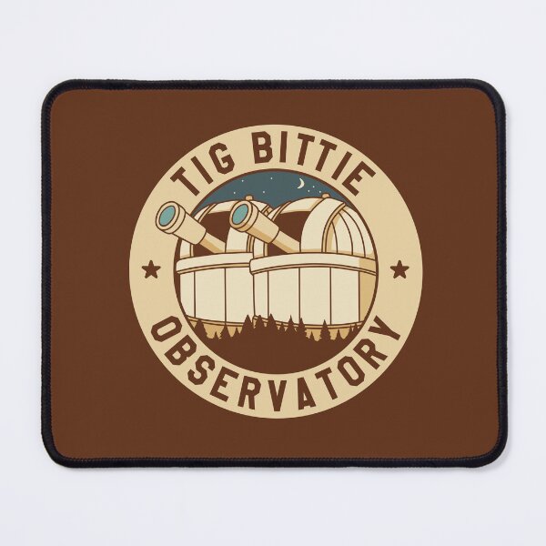 Item preview, Tig Bittie Observatory - Astronomy Badge designed and sold by Bored-To-Death.